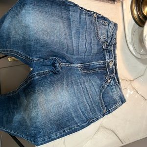 BKE boys 16 med/dark bootcut jeans nice